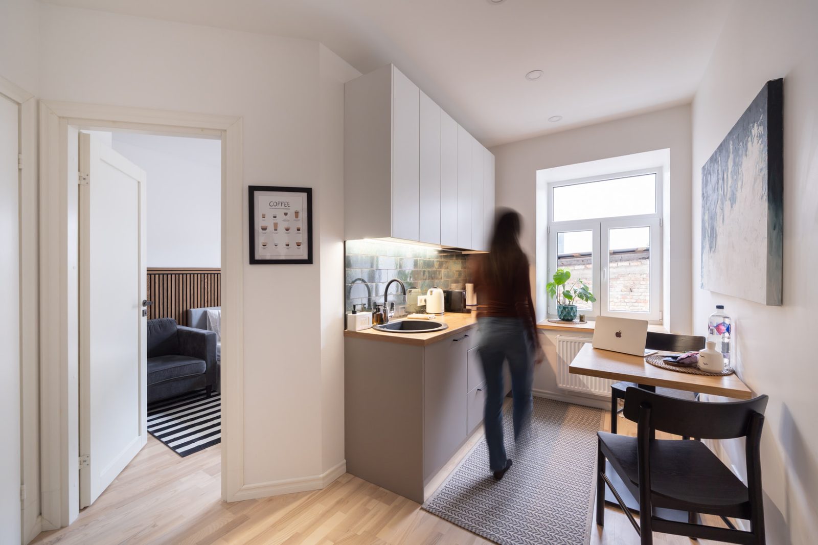 Boutique short-term rental interior